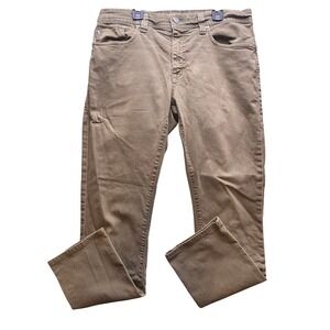 Fidelity Pants Mens Size 33x30 Corduroy Straight Leg Preppy Everyday Light Brown